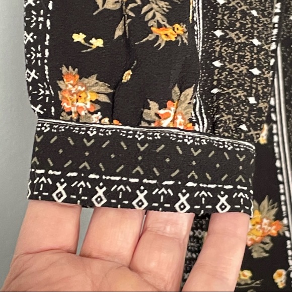 VERO MODA Floral Print Fit & Flare Midi Dress With High Neck Size XS - Picture 8 of 16